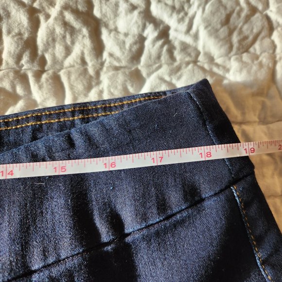 $25/both! Pioneer Woman pull-on denim pant with lace hem and embroidered tunic - Picture 9 of 9